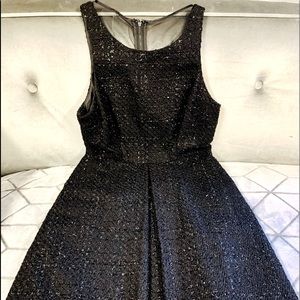 Black and silver Jennifer Lopez party dress